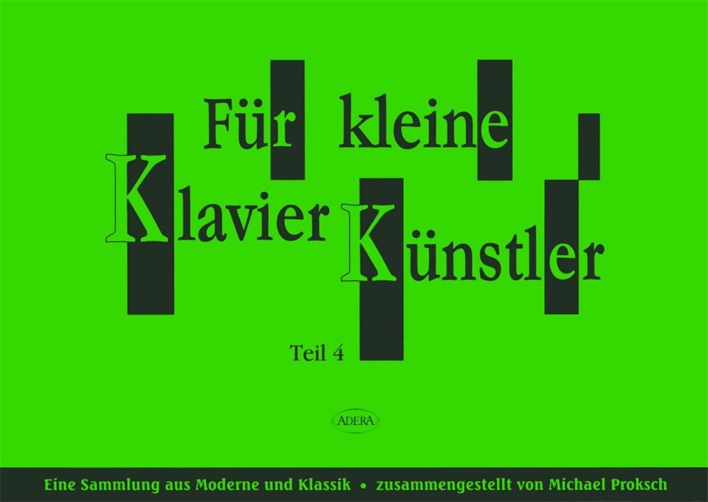 Für kleine Klavierkünstler Teil 4